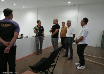 KONI Indramayu Kembali Monitoring Latihan Cabor, Kunjungi Perbakin, Akuatik, dan Muay Thai