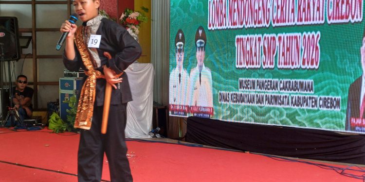 Pelajar SMP Adu Kepiawaian Dongeng Cerita Rakyat Cirebon, Dewan Juri Soroti Bahasa dan Cerita Lokal