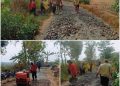 Hambat Aktivitas, Warga Swadaya Perbaiki Jalan Sedong Kidul – Nagrak Sepanjang 800 Meter