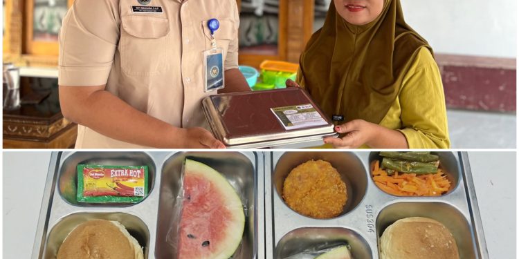 MENU SPESIAL BURGER! SPPG Sampih Susukanlebak Salurkan 3.081 Paket MBG