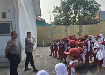 Edukasi Bahaya Sepeda Listrik, Polsek Indramayu Sasar Siswa SD