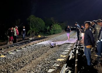 Pria di Indramayu Tertampar Kereta, Jasadnya Terpental Puluhan Meter