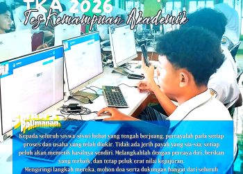 Jujur, Gembira & Raih Prestasi Terbaik, Siswa Kelas XII SMAN 1 Palimanan Mengikuti TKA Gelombang I Tahun 2026