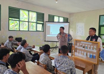 Polisi Peduli Pendidikan, Polres Indramayu Ajak Pelajar SMPN 2 Balongan Jauhi Narkoba, Tawuran dan Geng Motor
